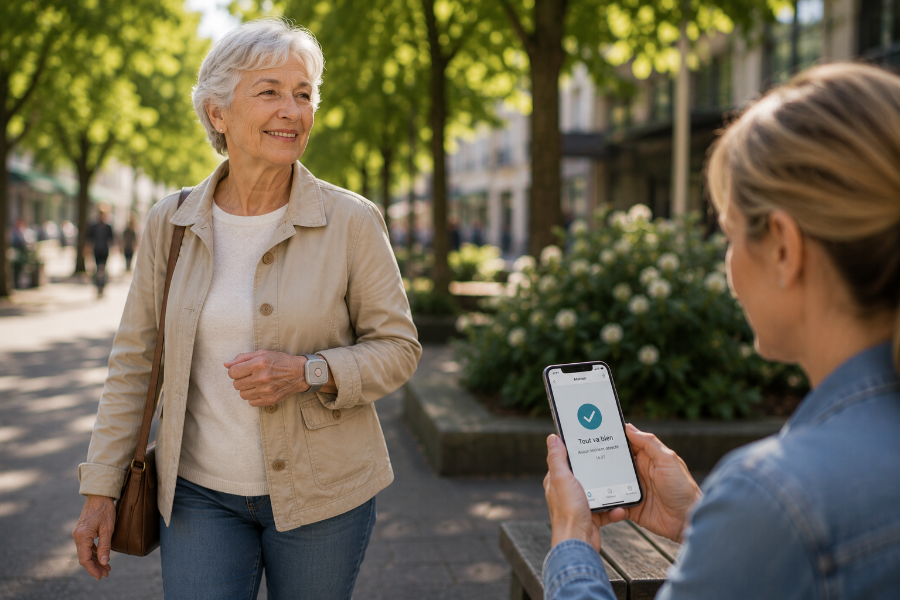 La technologie permet de rester libre tout en rassurant ses proches